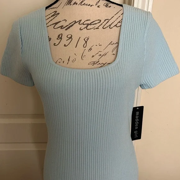 Madden Girl Light Blue Dress - Picture 2 of 4